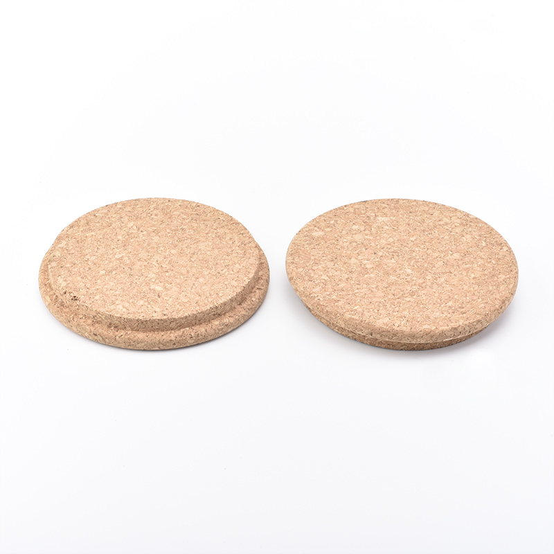 日当たりの良いガラス製品11 cm Diaキャンドルジャーコルク蓋卸売