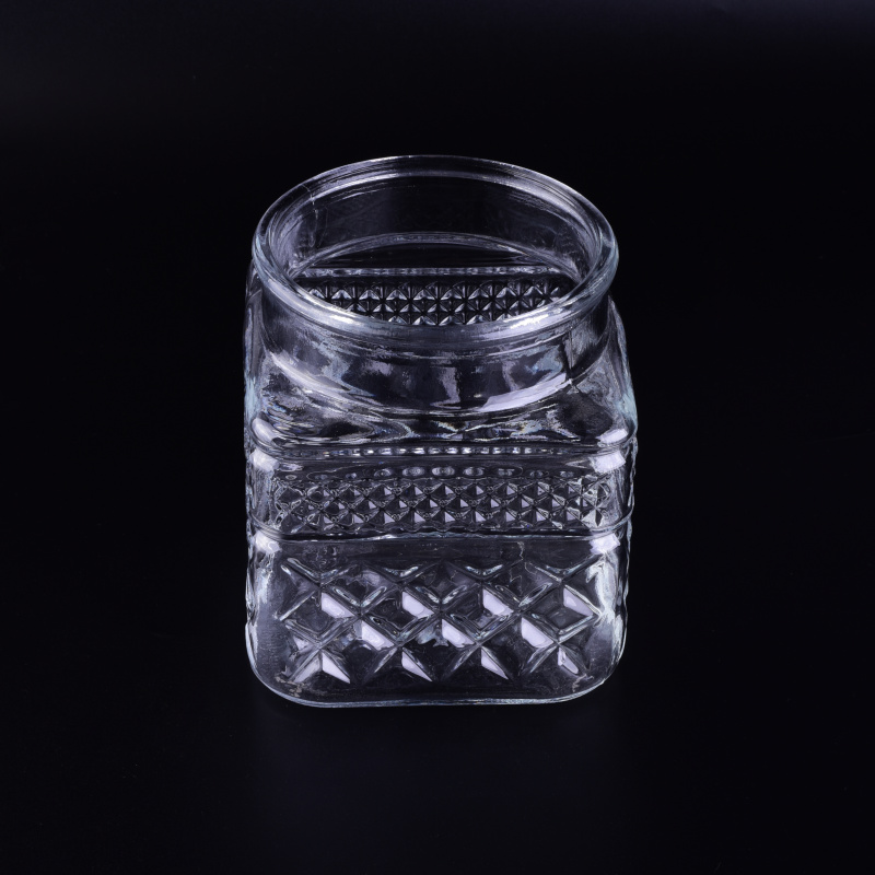 Contenitore trasparente mason grandi tazze vasi di caramelle di vetro