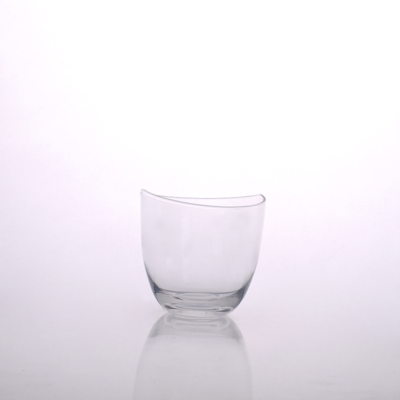 حامل شمعة شفافة مع أعلى الخاصة