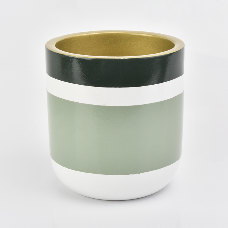 Supporto di candela concreto della decorazione domestica di nozze di progettazione unica