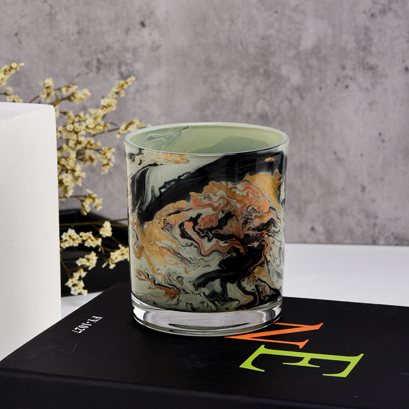 Einzigartige neue Luxuskerzenschiffs Zylinder leere Glaskerzengläser Großhandel