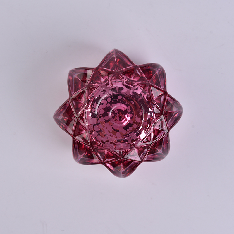 فريد زهرة الزئبق الشاي ضوء شمعة حامل لحفل الزفاف