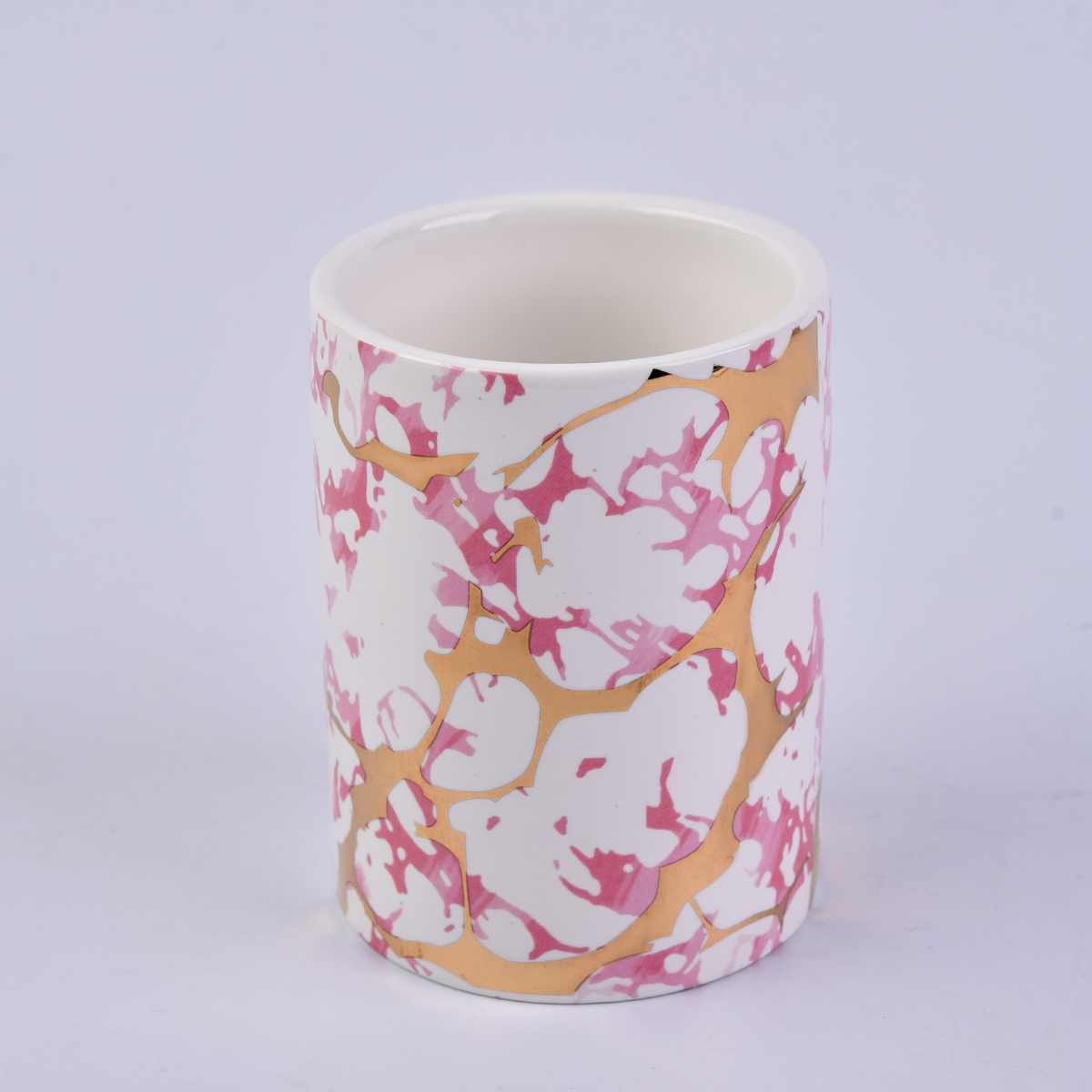 Wholesale Marble Pattern Ceramic Candle Holders