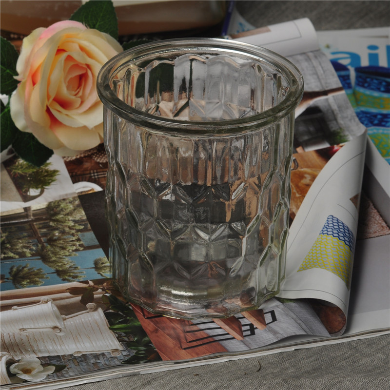 الجملة واضح اليدوية الملاك الزجاج شمعة holde