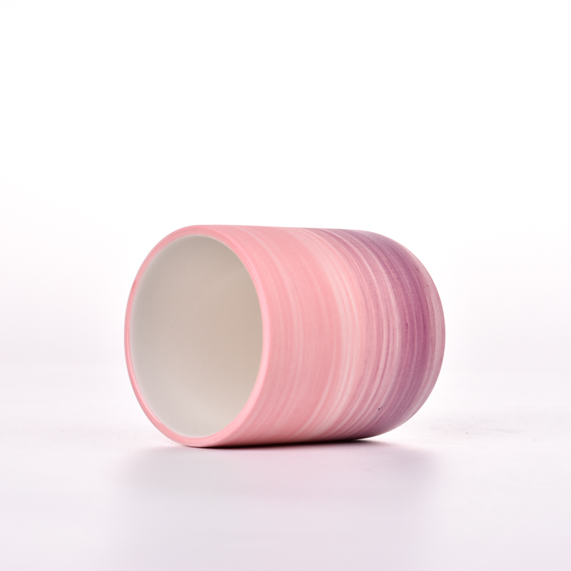 卸売空のセラミックキャンドル容器豪華なバルクの香りのろうそくの瓶