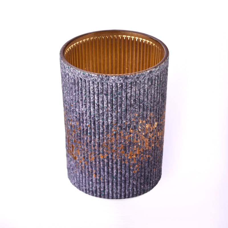 Wholesale metal glass candle jars candle holders manufacturers