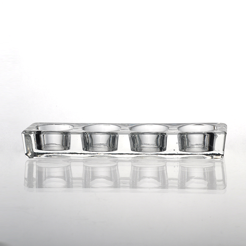 Wholesale tea light glass candle holder