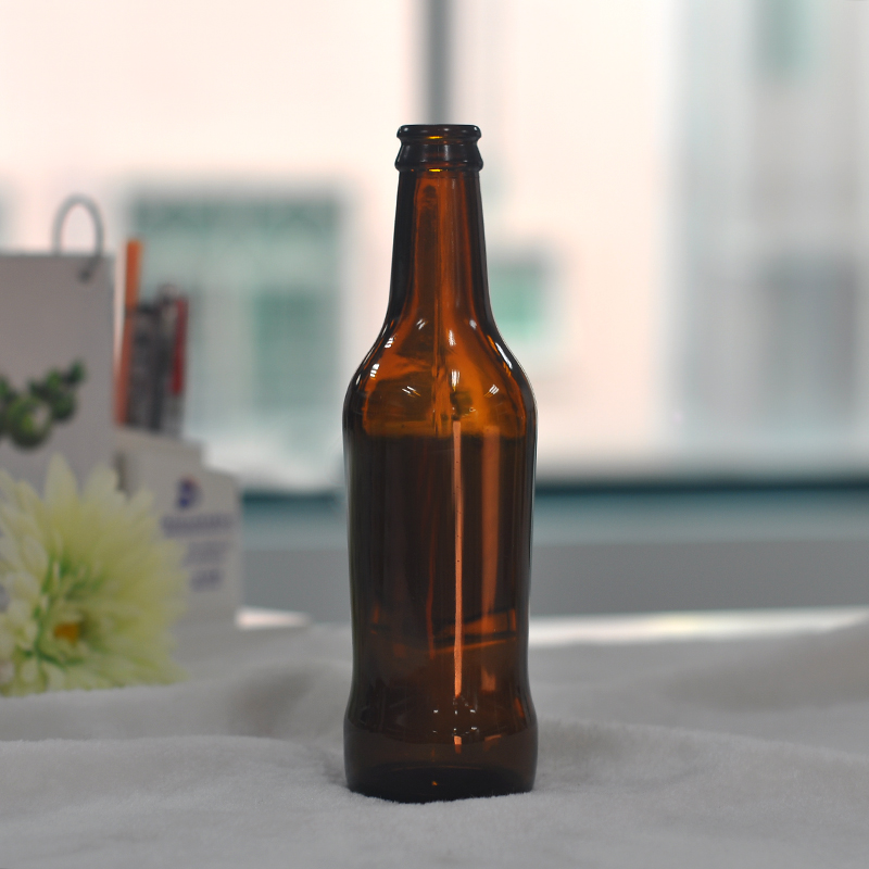 Bernstein Whisky Glasflasche