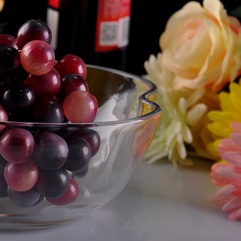 ciotola di vetro forma di mela