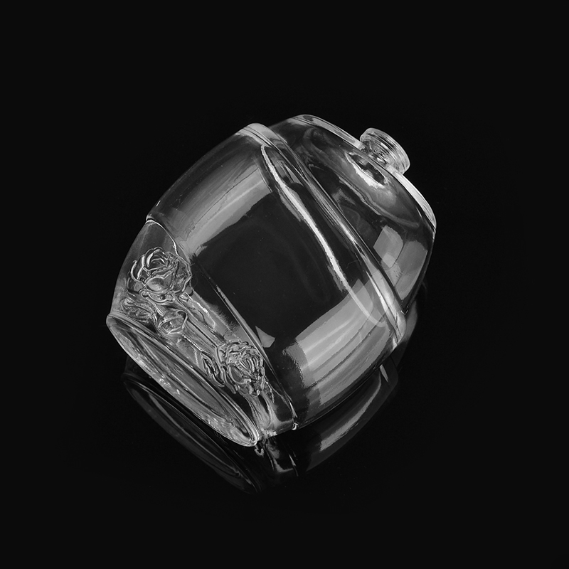 ball shape flower pattern perfume bottle