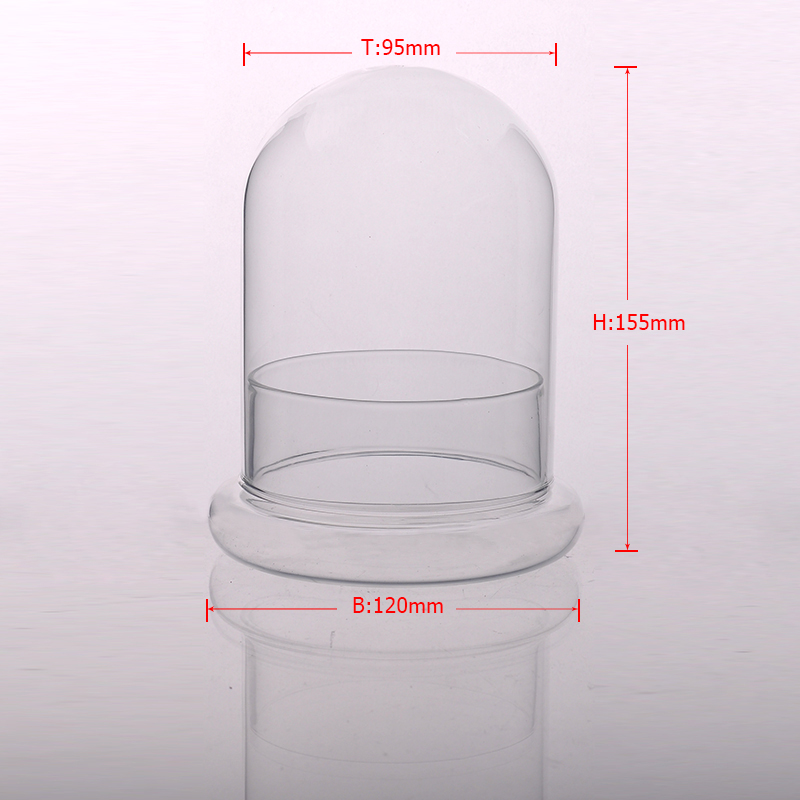 borosilicato pyrex copertura torta di vetro