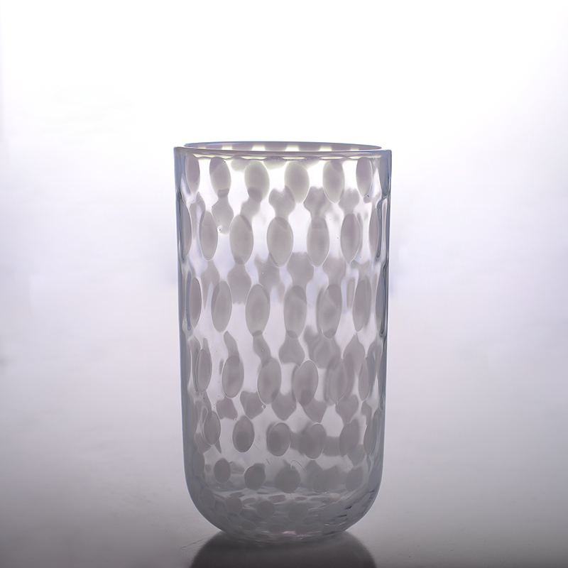 Uchwyt szkła hurtownia świeca w kolorze