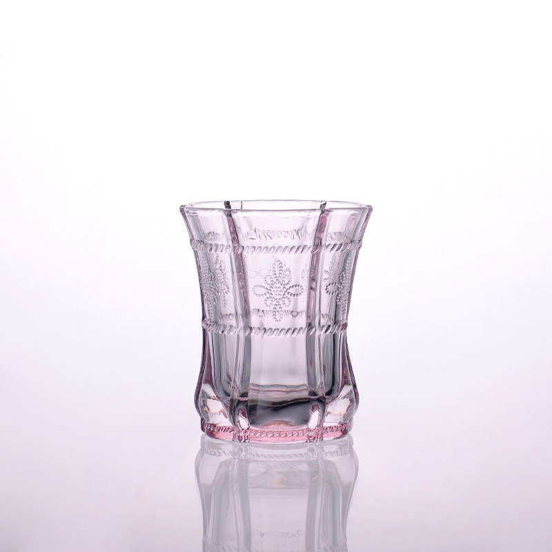 colored candle holder glass