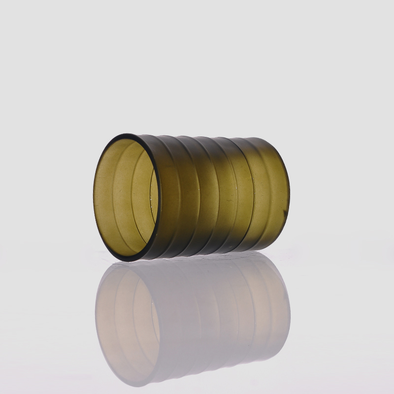 colored glass candle cover