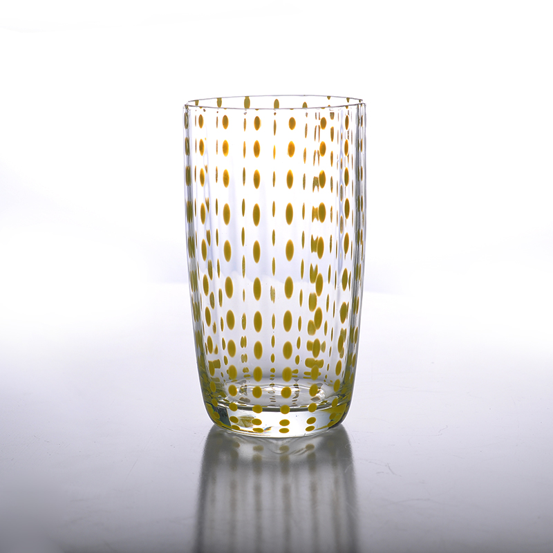 цветной изъязвление держатель стекла свечи