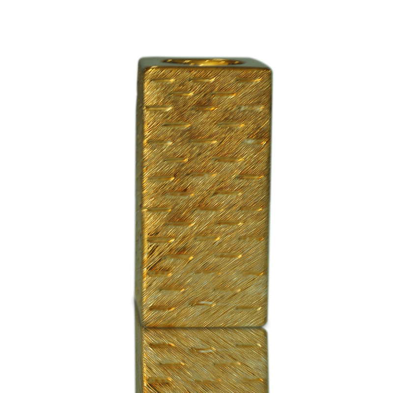 copper ceramic tealight holder