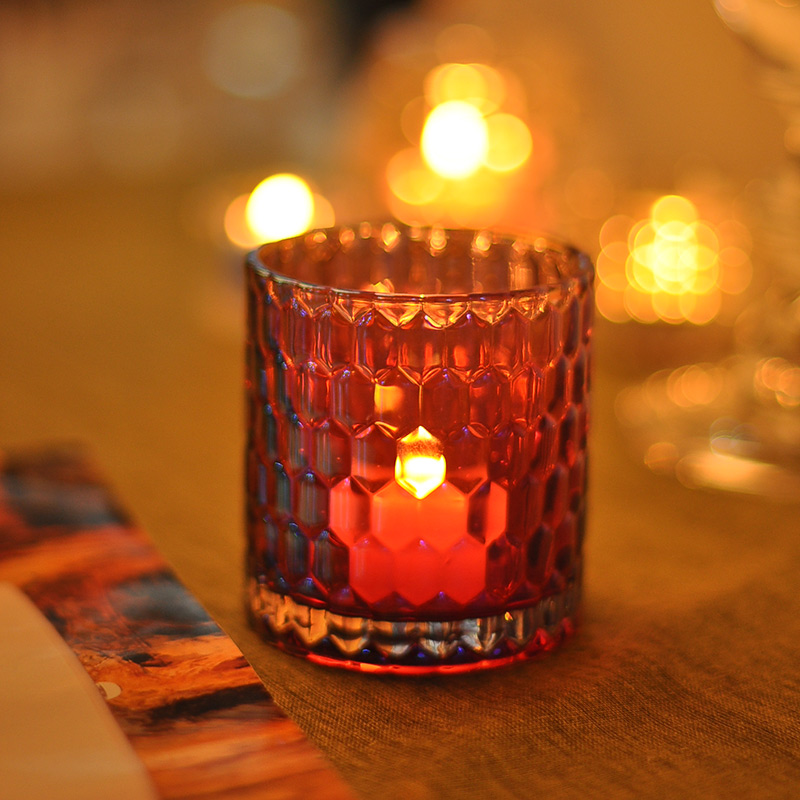 castiçal de cristal para o casamento