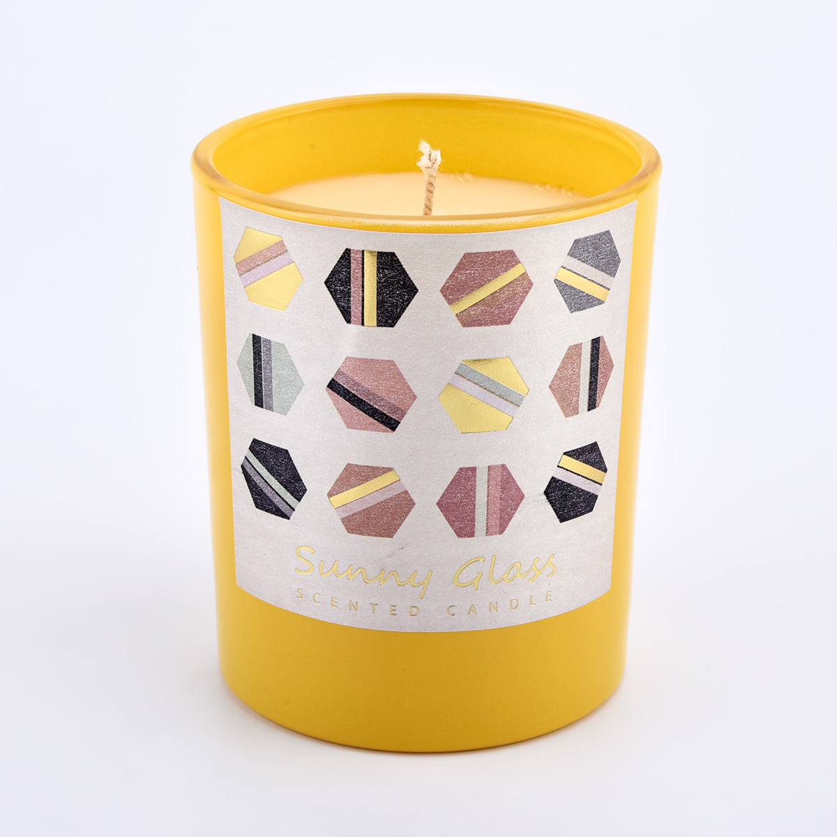 barattoli di vetro a colori personalizzati per candele che produce 8 once di candela in vetro