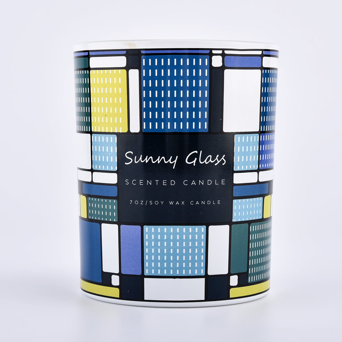 nave candela di vetro personalizzata popolari barattoli di candela di vetro per la produzione di candele