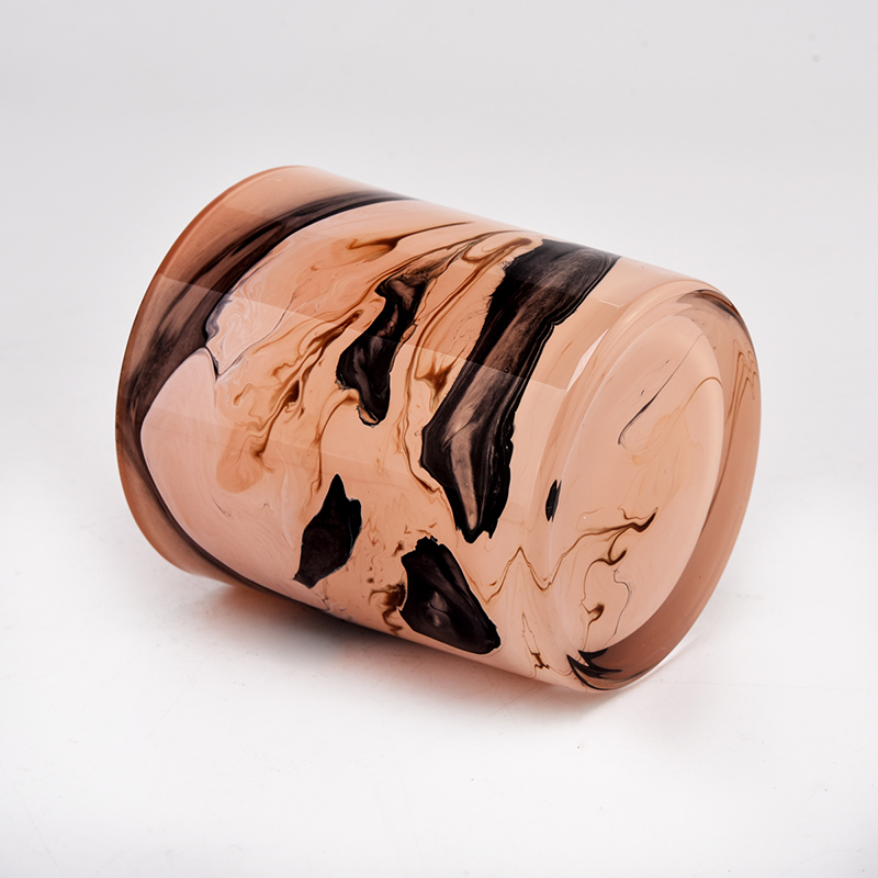 peinture personnalisée 8 oz 10 oz de bougies en verre en gros