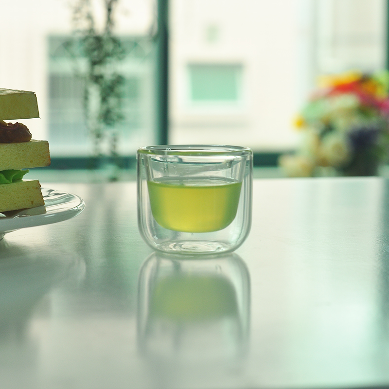 forma cilindrica chiaro doppia parete borosilicato chiavetta