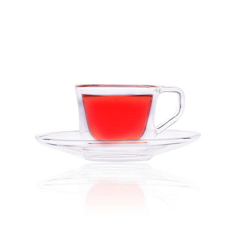 double wall glass cup