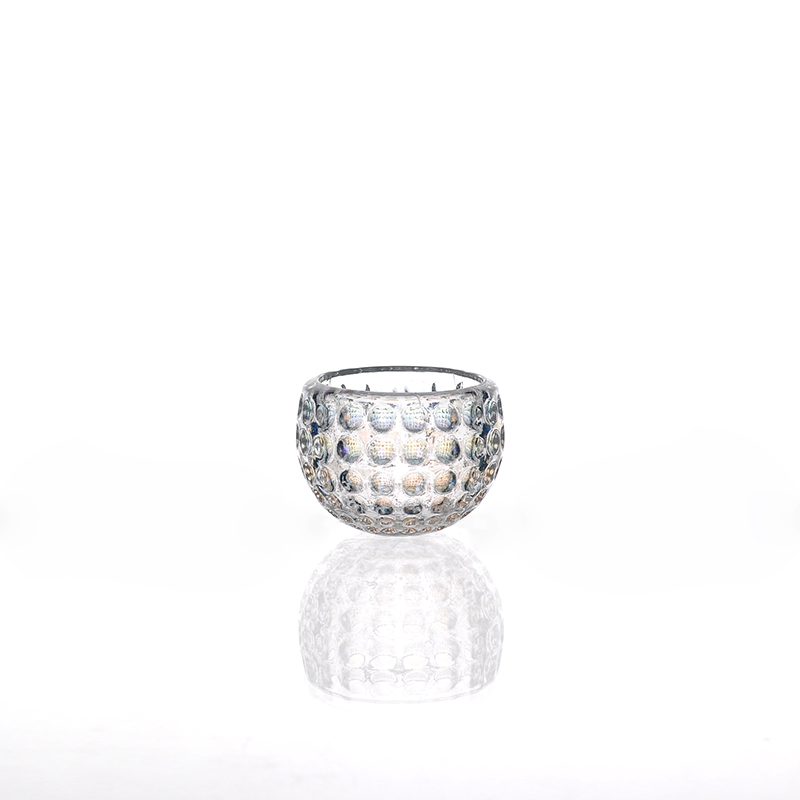 glass ball candle holders