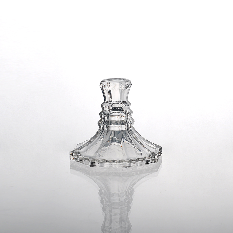 glass candle stick for decoration