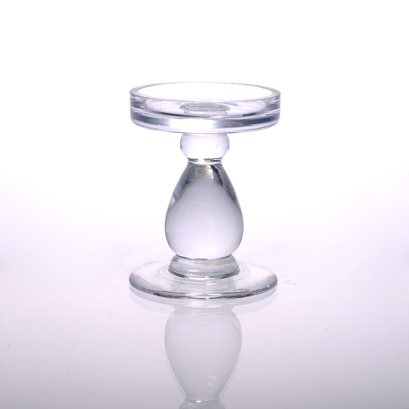 glass stand candlesticks