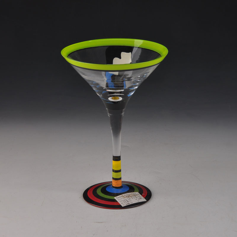 pintados à mão copos de martini