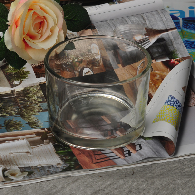 titular handmade cilindro de vidro com vela, máscara de lâmpada solar, bom para a decoração da casa