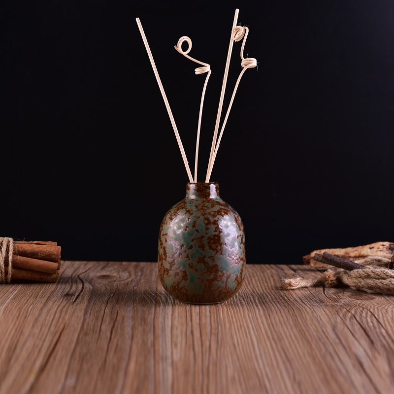 home decor antique ceramic diffuser bottle