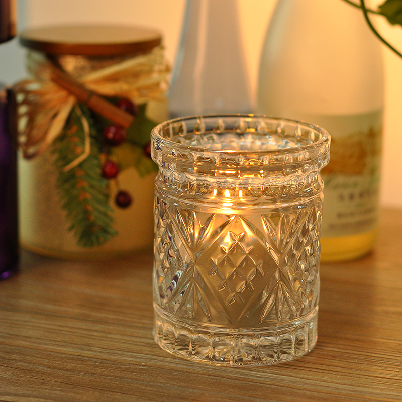 sostenedores de vela relieve único de decoración para el hogar