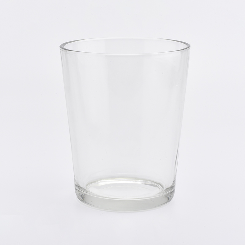 large taper glass candle jars