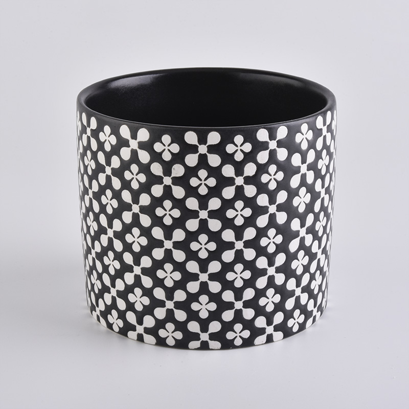 matte black unique ceramic candle holders manufacturer