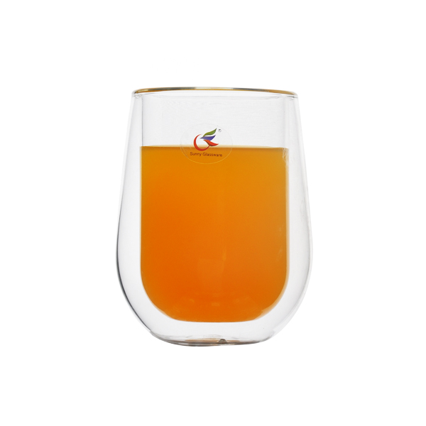 nueva taza de cristal de la leche