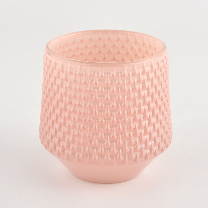 Contenedor de vela vacío rosado para los fabricantes de velas proveedor
