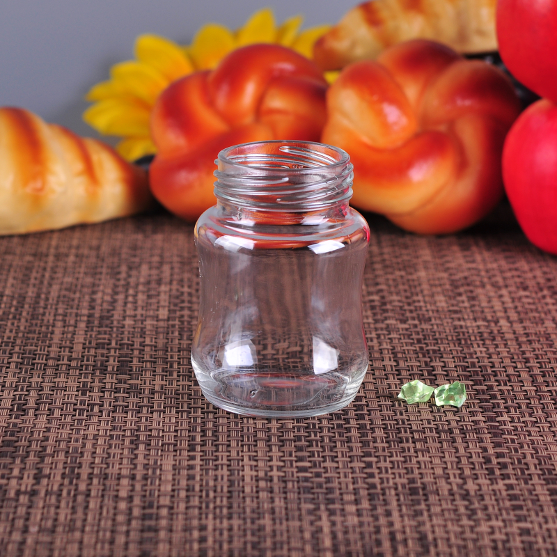 bottiglia in vetro pyrex con tappo a vite per latte, acqua, latte di soia