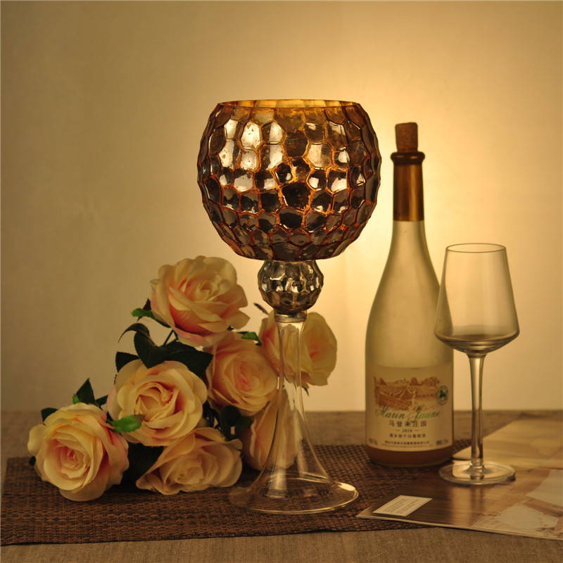 especialmente concebidos vidro hurrican personalizado candlestick exportador