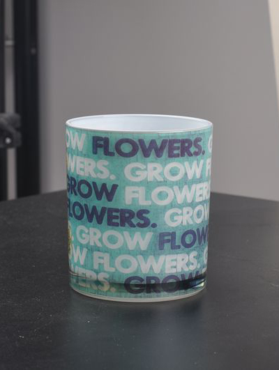 rocíe candelabro de cristal de color