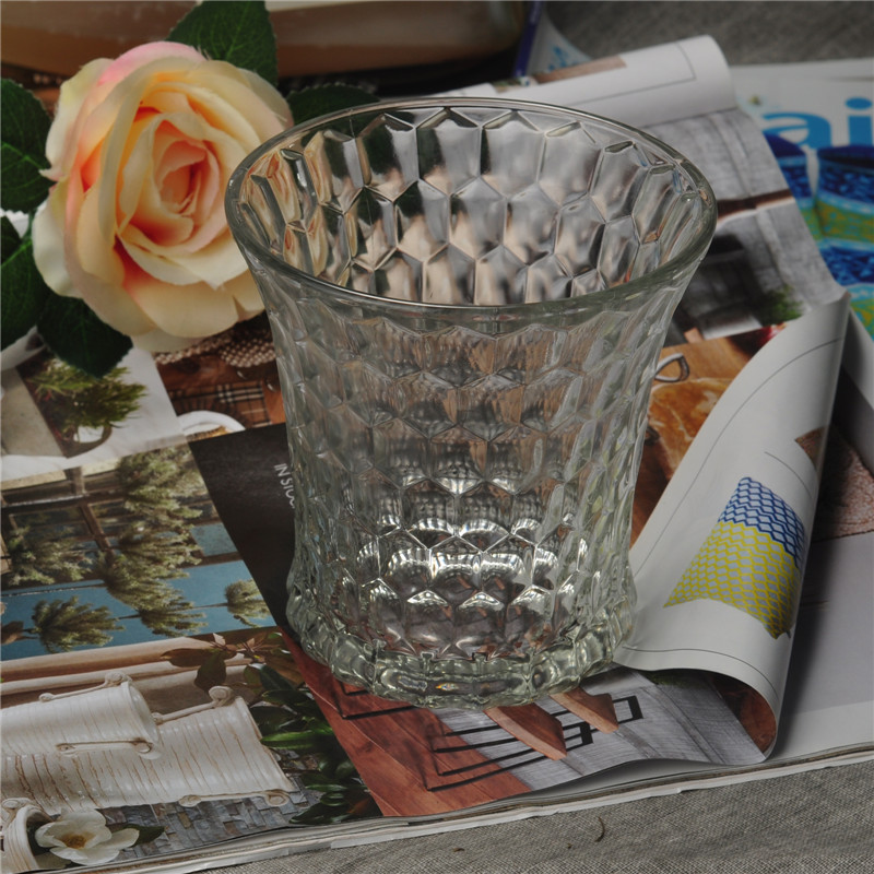 Uchwyt wysoki ręcznie duża świeca szkło do dekoracji ślubnych