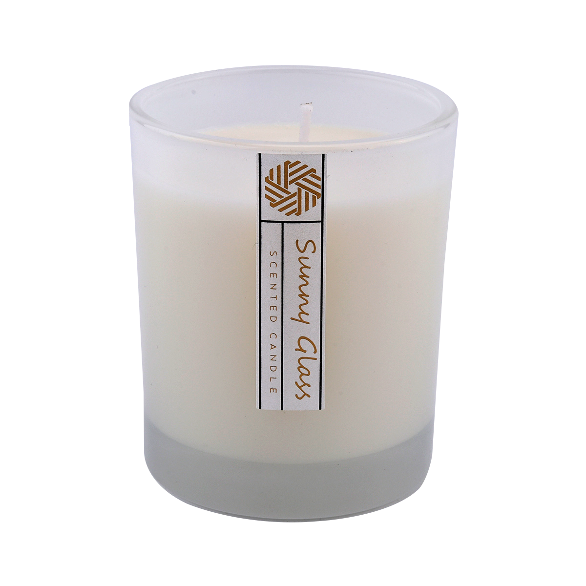 Przezroczyste kolorowe szklane naczynia świecowe 8 uncji