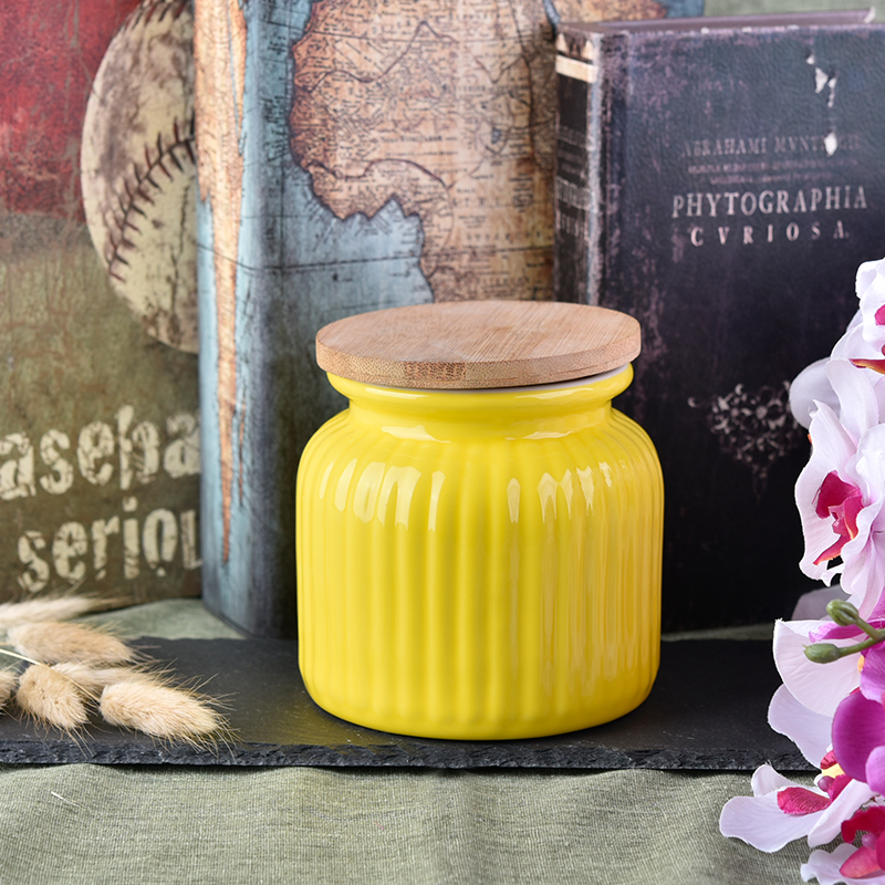 新型南瓜陶瓷烛罐