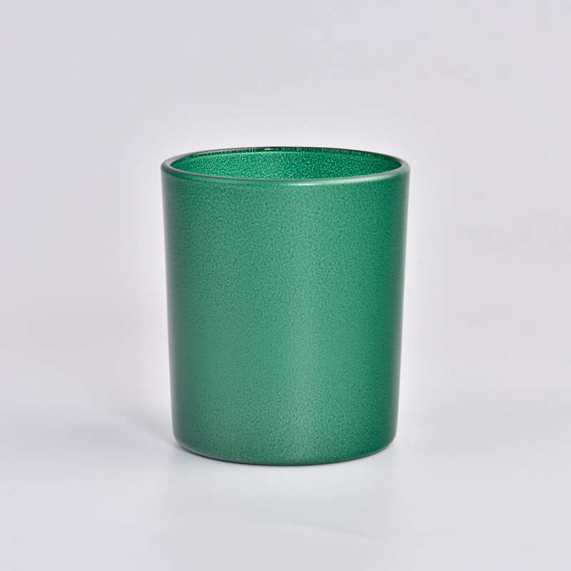 Wholeale Home Hiasan Kaca Lilin Kapal Kapal Lilin Kaca Hijau Popular