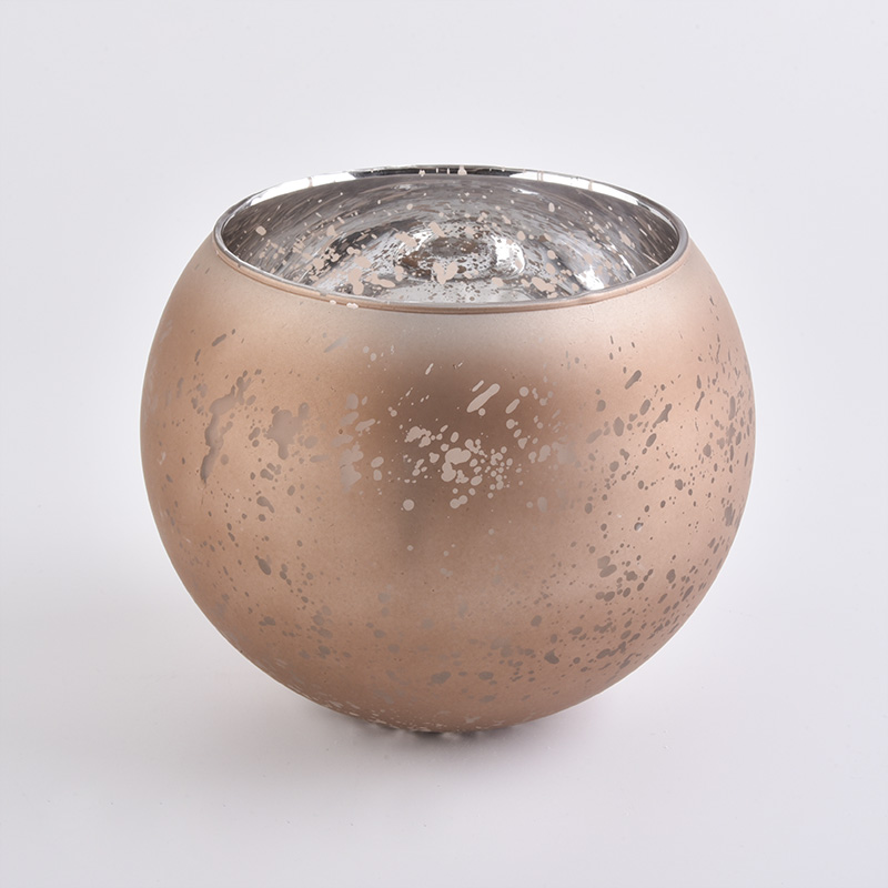 Оптовая Рождество многоугольник банок свечей украшения дома стеклянный подсвечник