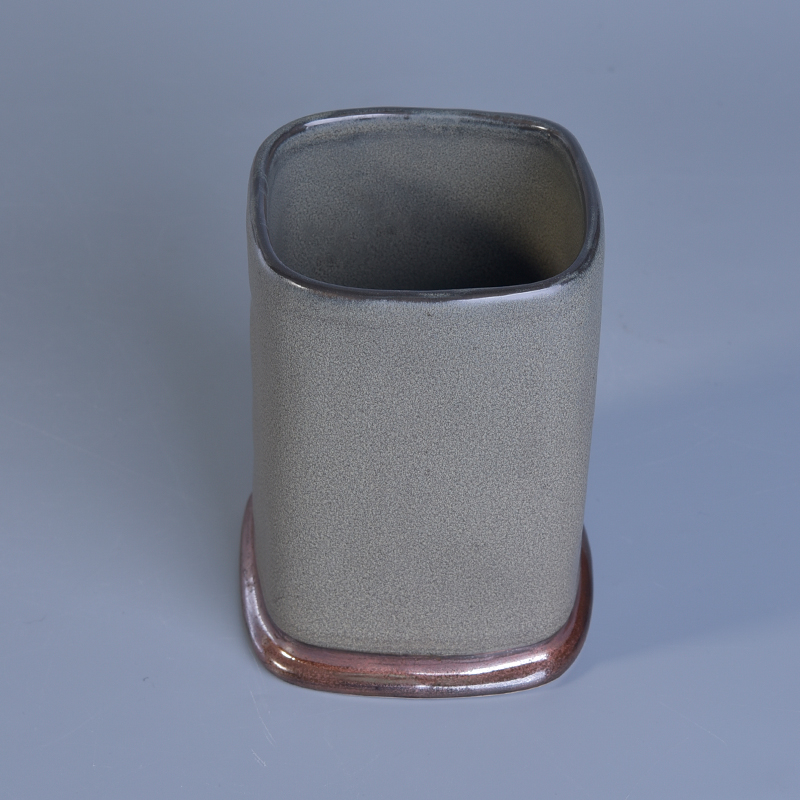 wholesale cylinder ceramic candle container