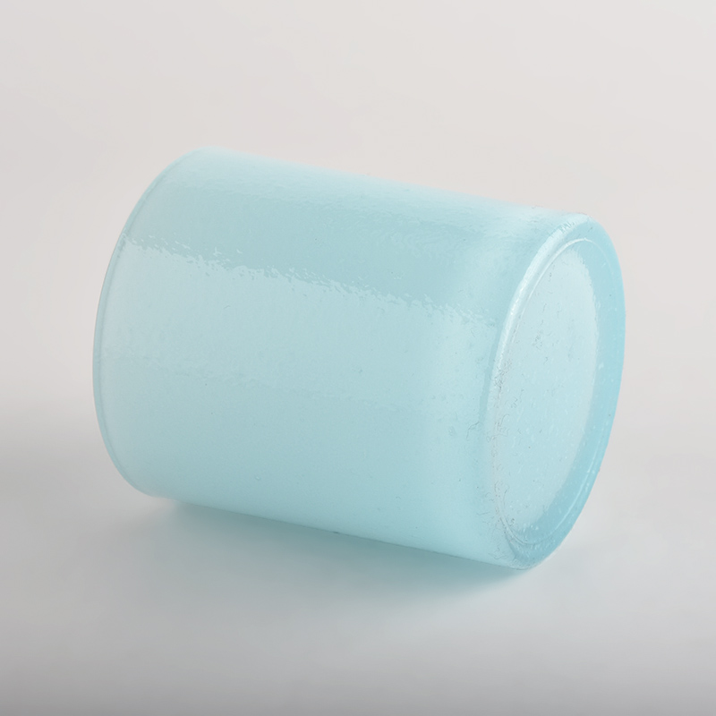 Gotas al por mayor de decoración de agua Villa de cristal azul sólido.