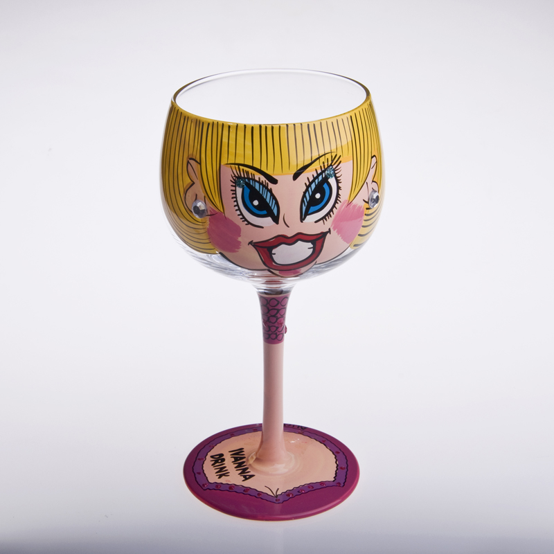 giallo capelli dipinti vetro margarita