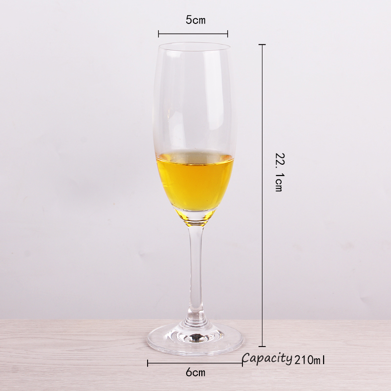 different champagne glasses