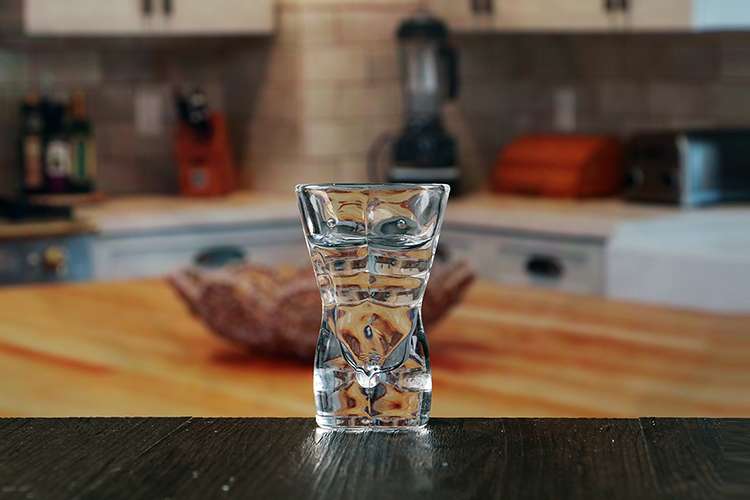 Male Body Shape Shot Glass